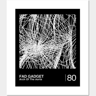 Fad Gadget / Minimalist Graphic Artwork Fan Design Posters and Art